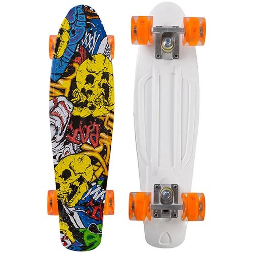 Скейт PennyBoard 22", малюнок. JP-23. Знижка від 1 ящика.