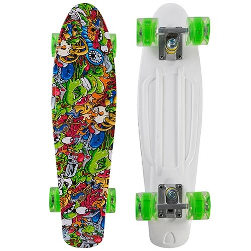 Скейт PennyBoard 22", малюнок. JP-23. Знижка від 1 ящика.