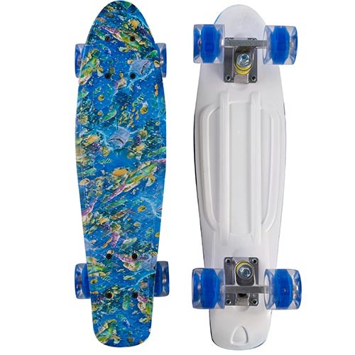 Скейт PennyBoard 22", малюнок. JP-23. Знижка від 1 ящика.