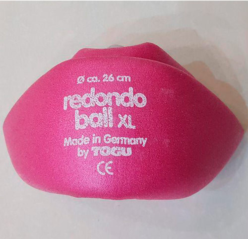 М'яч Togu 26 см, Feel Redondo Ball, зелений, рожевий.