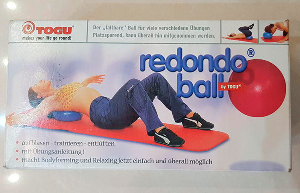 М'яч Togu 26 см, Feel Redondo Ball, зелений, рожевий.