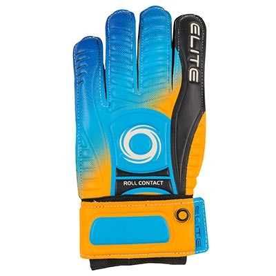 Воротарські рукавички Latex Foam ELITE, помаранчевий/блакитний, розмір 6, 7, 8.