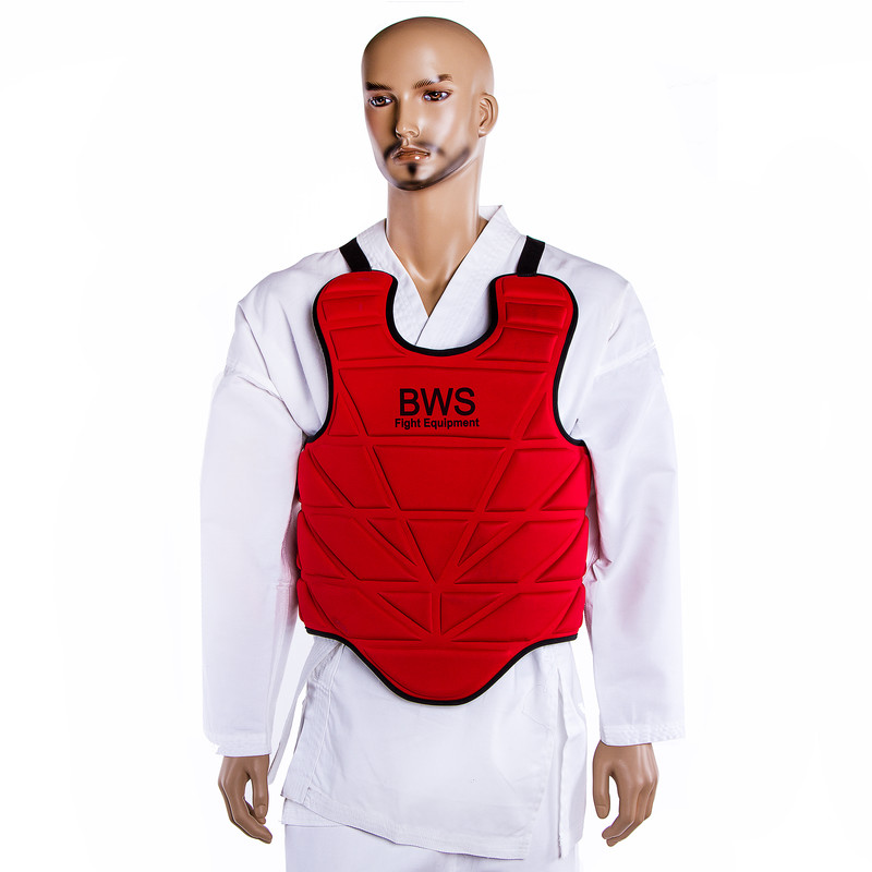 Захист грудей BWS PaddingWala, неопрен, червоний, синій.