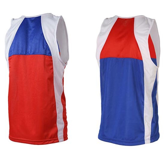 Майка боксерська, розмір S-XL, червоний, синій.