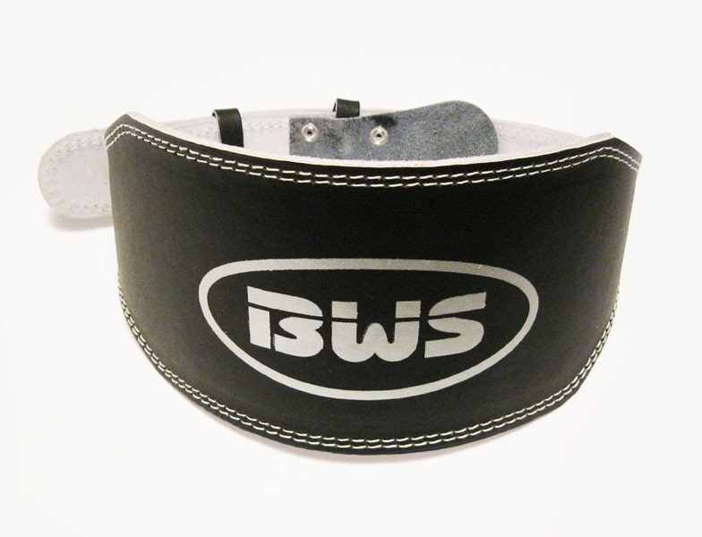 Пояс атлетичний BWS широкий, PU, чорний, розміри M, L, XL