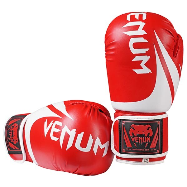 Боксерські рукавички Venum, DX, 8oz,10oz,12oz,14oz, червоний.