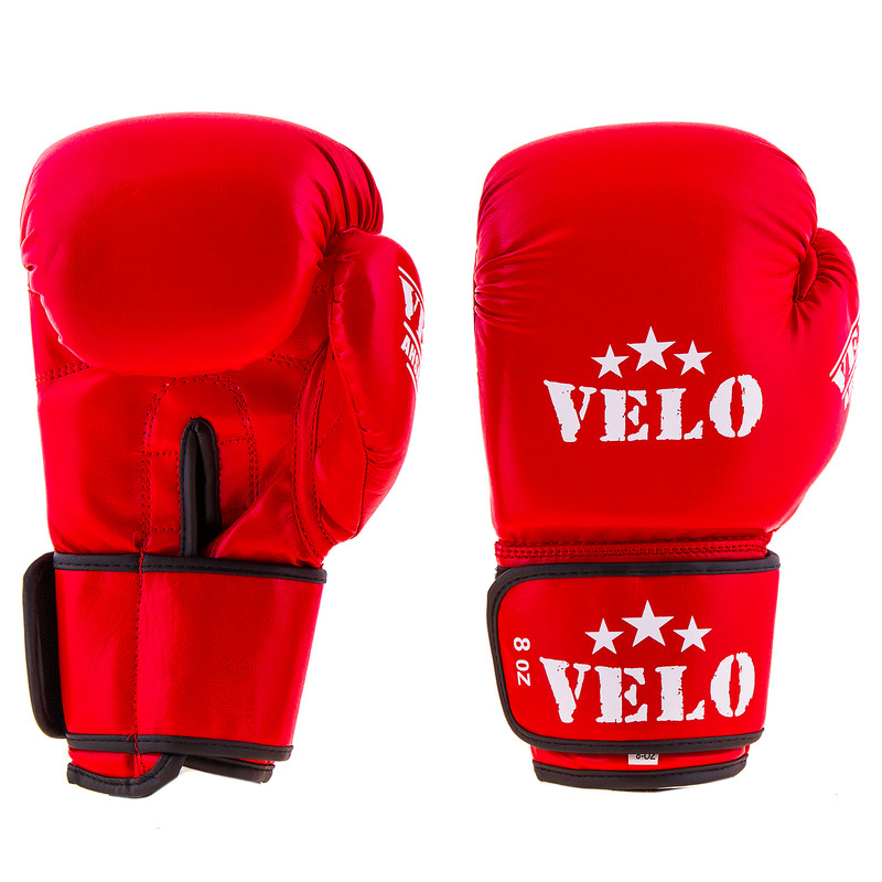 Боксерські рукавички Velo AhsanStarFlex (aiba mod) 8oz,  червоний