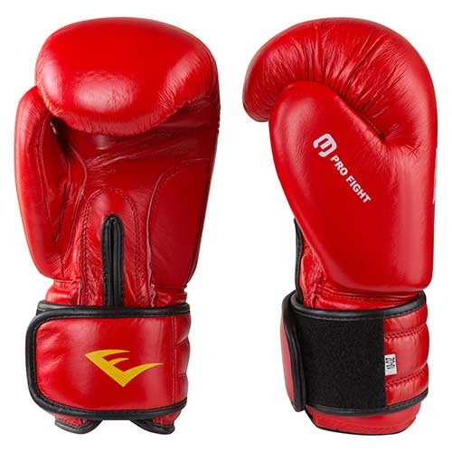 Боксерські рукавички EVER ProFight (Bazari) 12oz, червоний. 