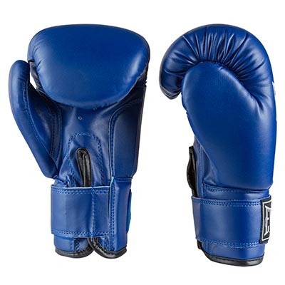 Боксерські рукавички Ever, DX-380, 6oz,8oz,10oz,12oz, синій.