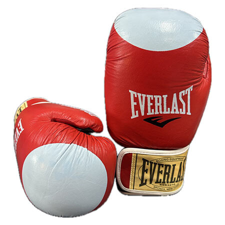 Боксерські рукавички Ever PRO STAR, шкіра, 8oz, червоний.