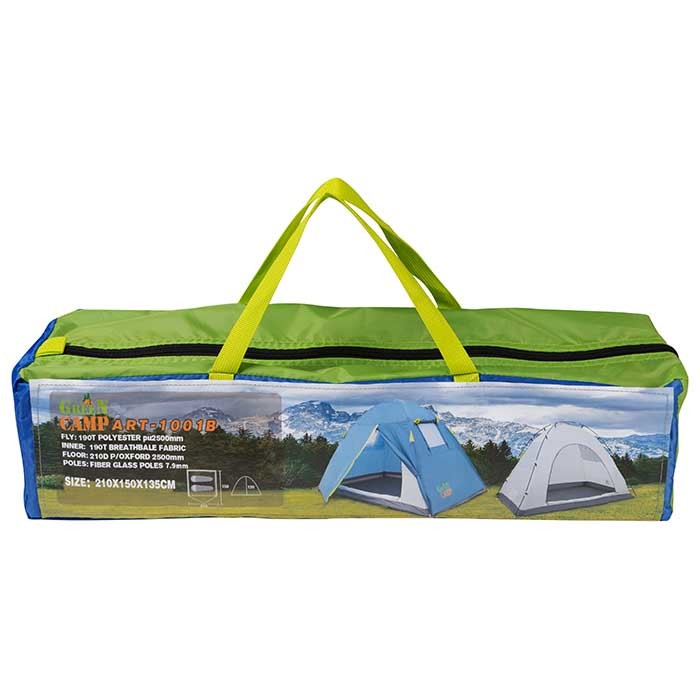 Намет 2-х місний GreenCamp 1001-B, синій. 