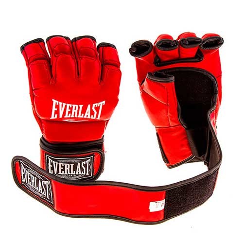 Рукавички Ever MMA, DX364, M, L,ХL червоний.