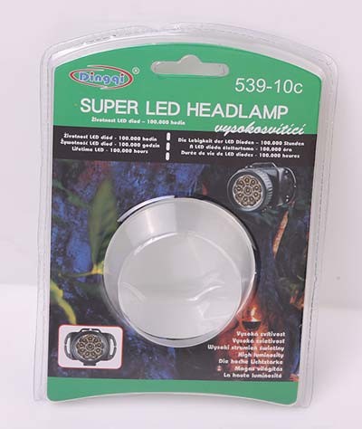 Ліхтар на голову 10LED, 539-10С. Знижка від 10 шт.