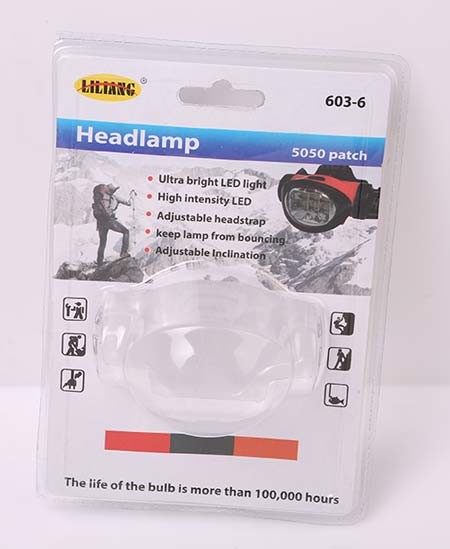 Ліхтар на голову, 8LED, BL-603-6C. Знижка від 10 шт.