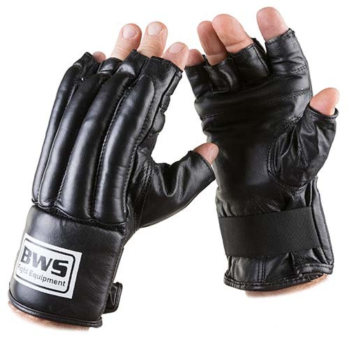 Рукавички шингарти BWS, шкіра, M, L, XL, чорний. Розпродаж!