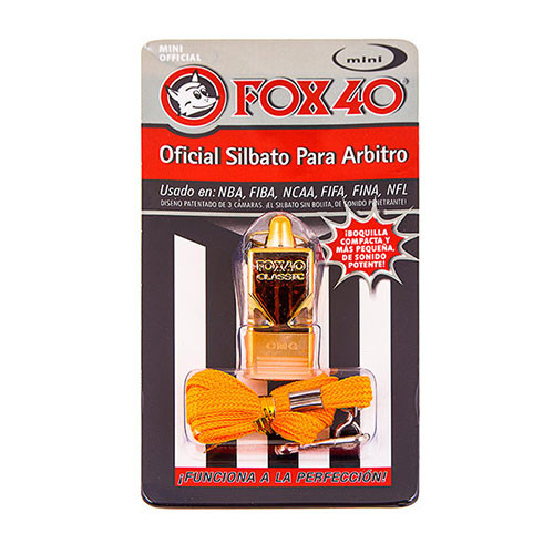 Свисток Fox 40 Classic, металл, на шею, блистер