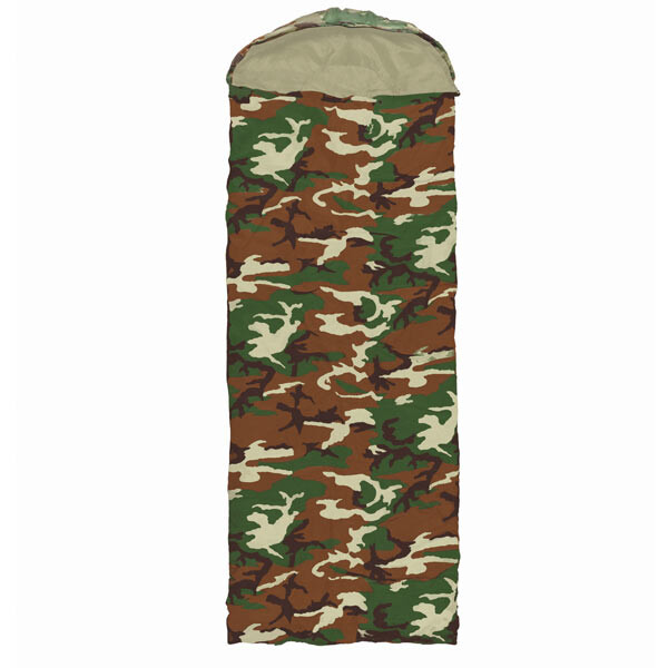Спальник 250г/м2, камуфляж піксель, ковдра, (180+30) х 75см. Знижка від 20шт.