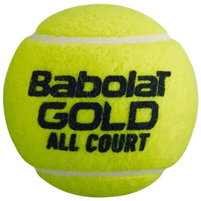 М'яч тенісний Babolat Gold all court, 3 шт.