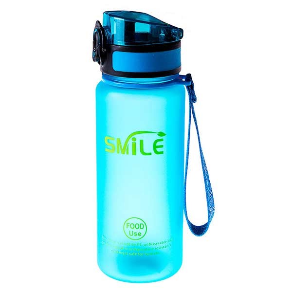Пляшка для води SMILE, 700мл, 8810, кольори в асортименті.