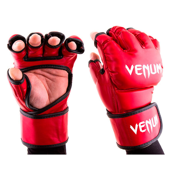 Рукавички Venum MMA, 364 Flex, S, M, L червоний.