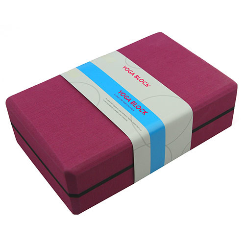 Йога блок 23х15х7.5см, YBgood, вага 450г. 