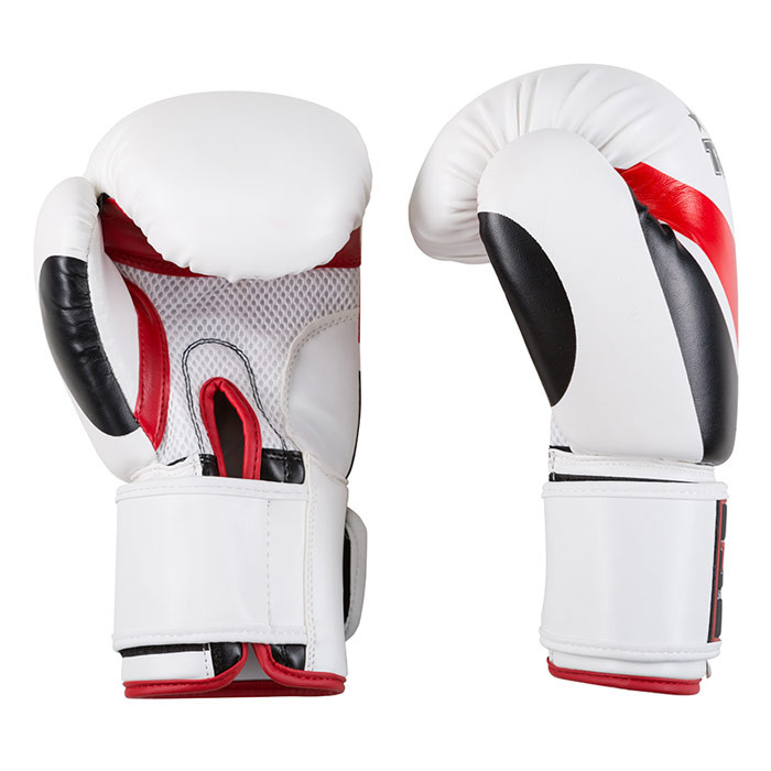 Боксерські рукавички TopTen, DX-31, 10oz, біло-червоний. 