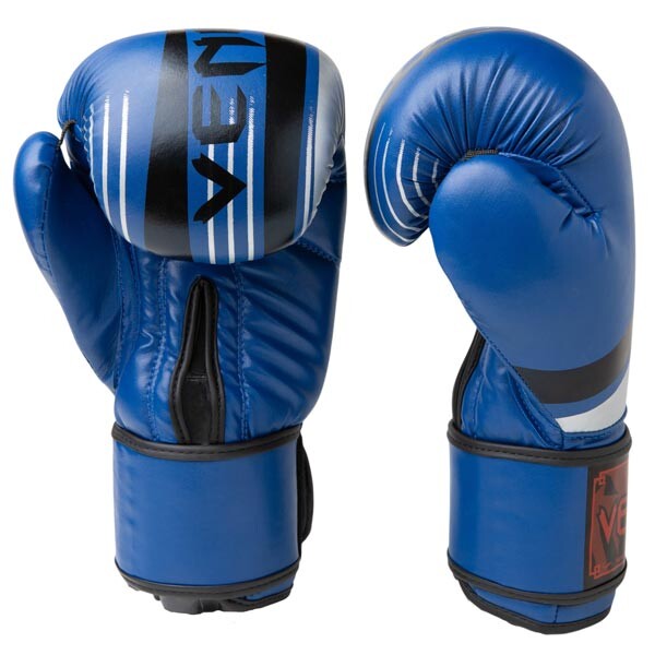 Боксерські рукавички Venum, DX-55, 10oz,12oz, синій-срібло.