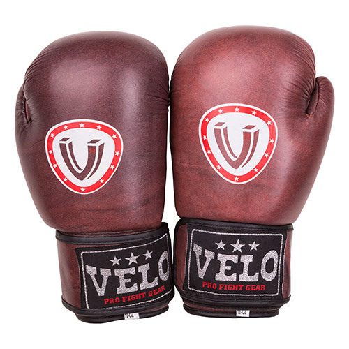 Боксерські рукавички Velo antique, шкіра, 12oz.