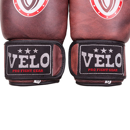 Боксерські рукавички Velo antique, шкіра, 12oz.