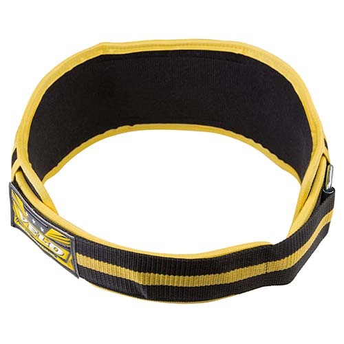 Пояс атлетичний VELO Polyfoam 4", жовто-чорний, розміри L, XL, VLS-22