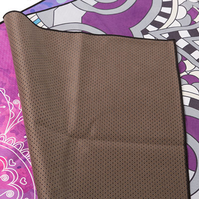 Йогамат Suede Silicon, 185*х67 см, чохол. Кольори в асортименті. Знижка від 10 шт.