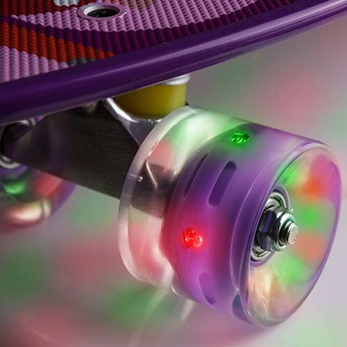 Скейт PennyBoard, YB-10-1, колеса, що світяться. Знижка на ящик.