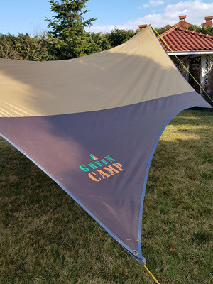 Тент GreenCamp, пісочний, GC0886Y.