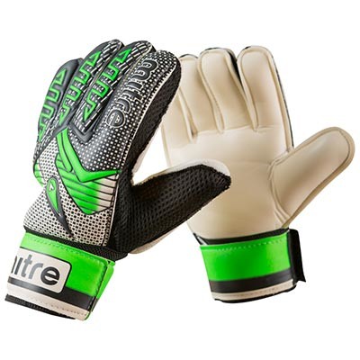 Воротарські рукавички Latex Foam MITRE, зелений, розміри 6, 7, 8, 9.