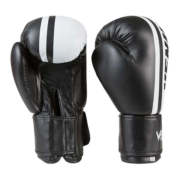 Боксерські рукавички Venum, PVC-19, 8oz,10oz,12oz, чорний.