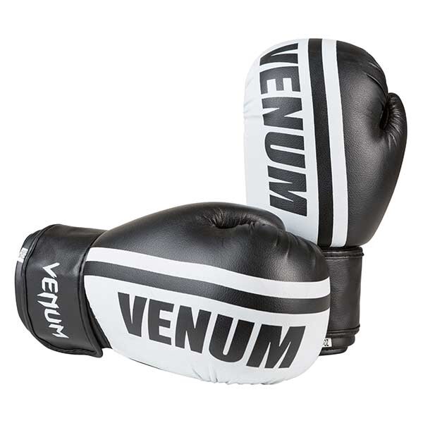 Боксерські рукавички Venum, PVC-19, 8oz,10oz,12oz, чорний.