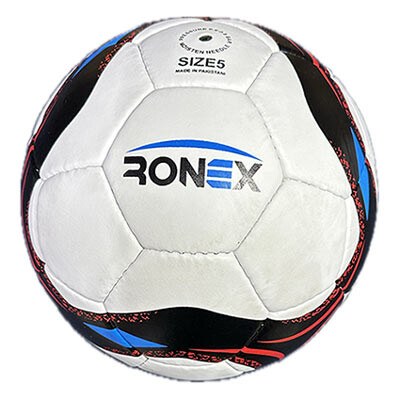 М'яч футбольний Grippy Ronex-JM5, червоний/чорний. Знижка від 50 шт.