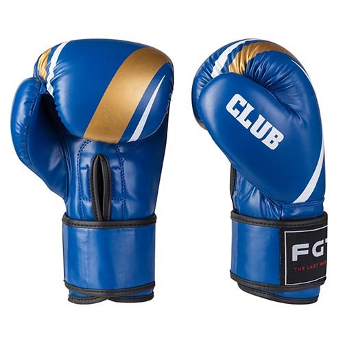 Боксерські рукавички CLUB FGT, Flex, 10oz, 12oz, синій.