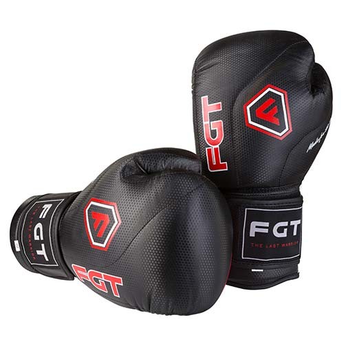 Боксерські рукавички FGT, Cristal, 8oz, 10oz, 12oz, чорний. Розпродаж! Останні!