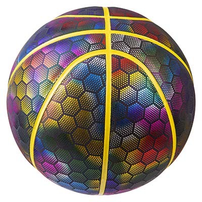 М'яч баскетбольний №7 PU, Movemen light, голографічне покриття.