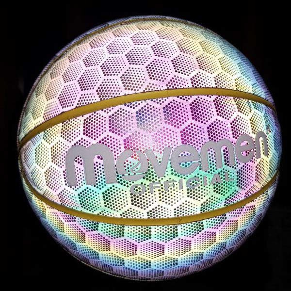 М'яч баскетбольний №7 PU, Movemen light, голографічне покриття.