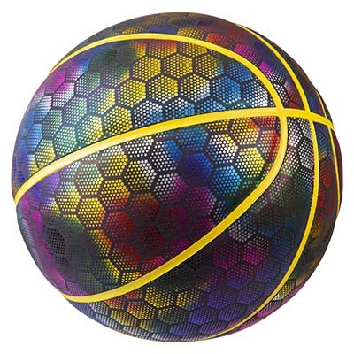 М'яч баскетбольний №7 PU, Movemen light, голографічне покриття.