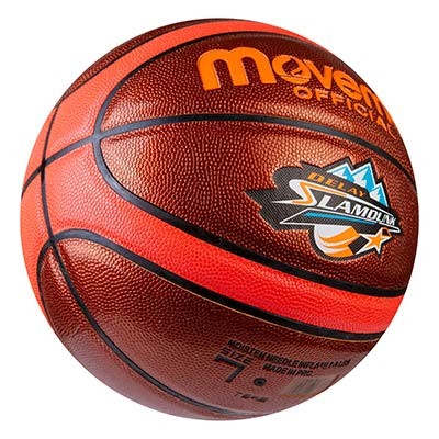 М'яч баскетбольний №7 PU, Movemen SlumDunk, оранж/pink.