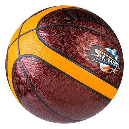М'яч баскетбольний №7 PU, Spal, неон SlumDunk, помаранчевий.
