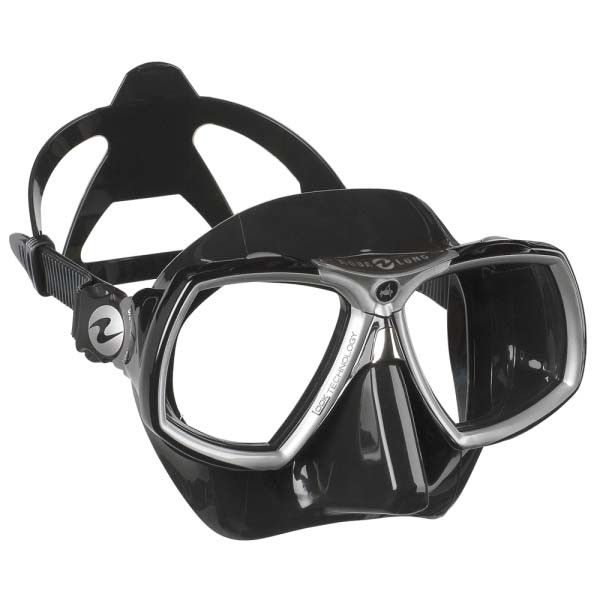 Маска Look 2 AquaLung, чорний силікон.