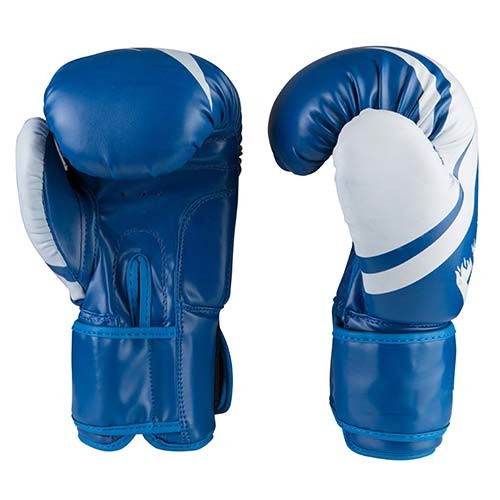 Боксерські рукавички Fire&Ice DX, 8oz, 10oz, 12oz, синій.