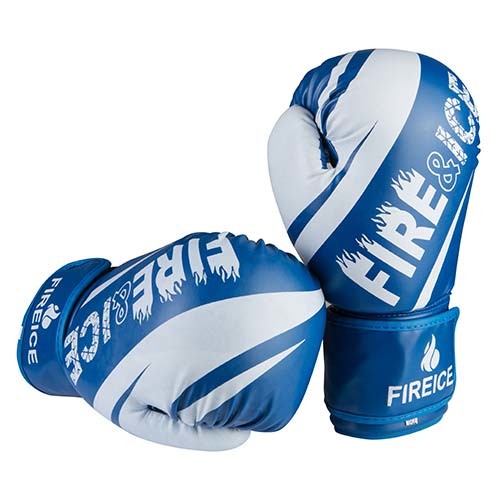 Боксерські рукавички Fire&Ice DX, 8oz, 10oz, 12oz, синій.