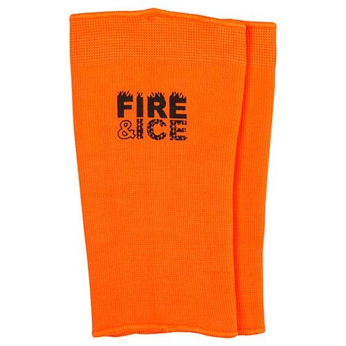 Наколінник еластичний Fire&Ice, універсальний розмір, пара, помаранчевий