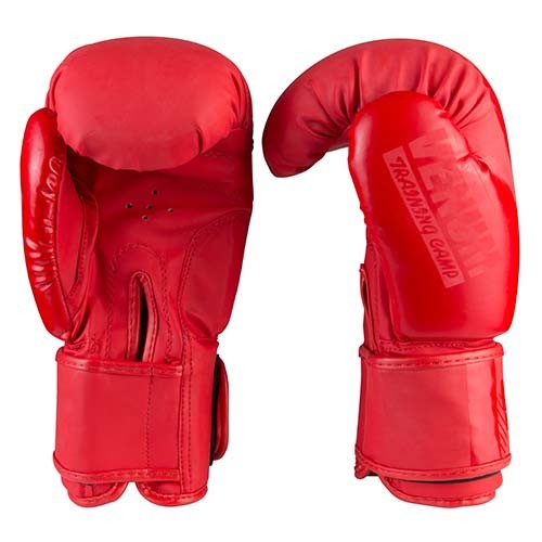 Боксерські рукавички Venum, матовий DX-2955, 10oz, 12oz, червоний.