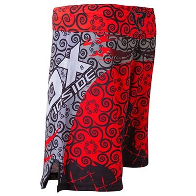 Шорти D-X для MMA, сірий/червоний, розміри L, XL.